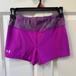 Under Armour Women's Vibrant Purple Athletic Shorts